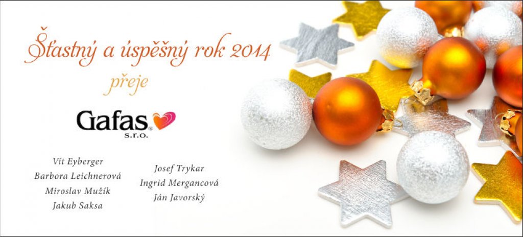 We wish you a happy and successful 2014