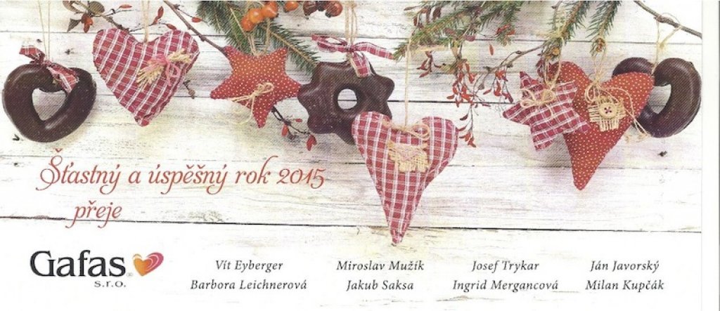 We wish you a happy and successful 2015!