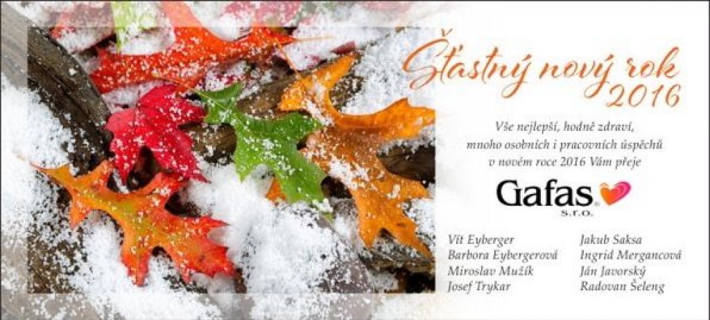 We wish you a happy and successful 2016!
